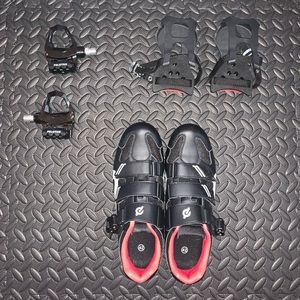 Peloton Shoes, Pedals, Toe Cages